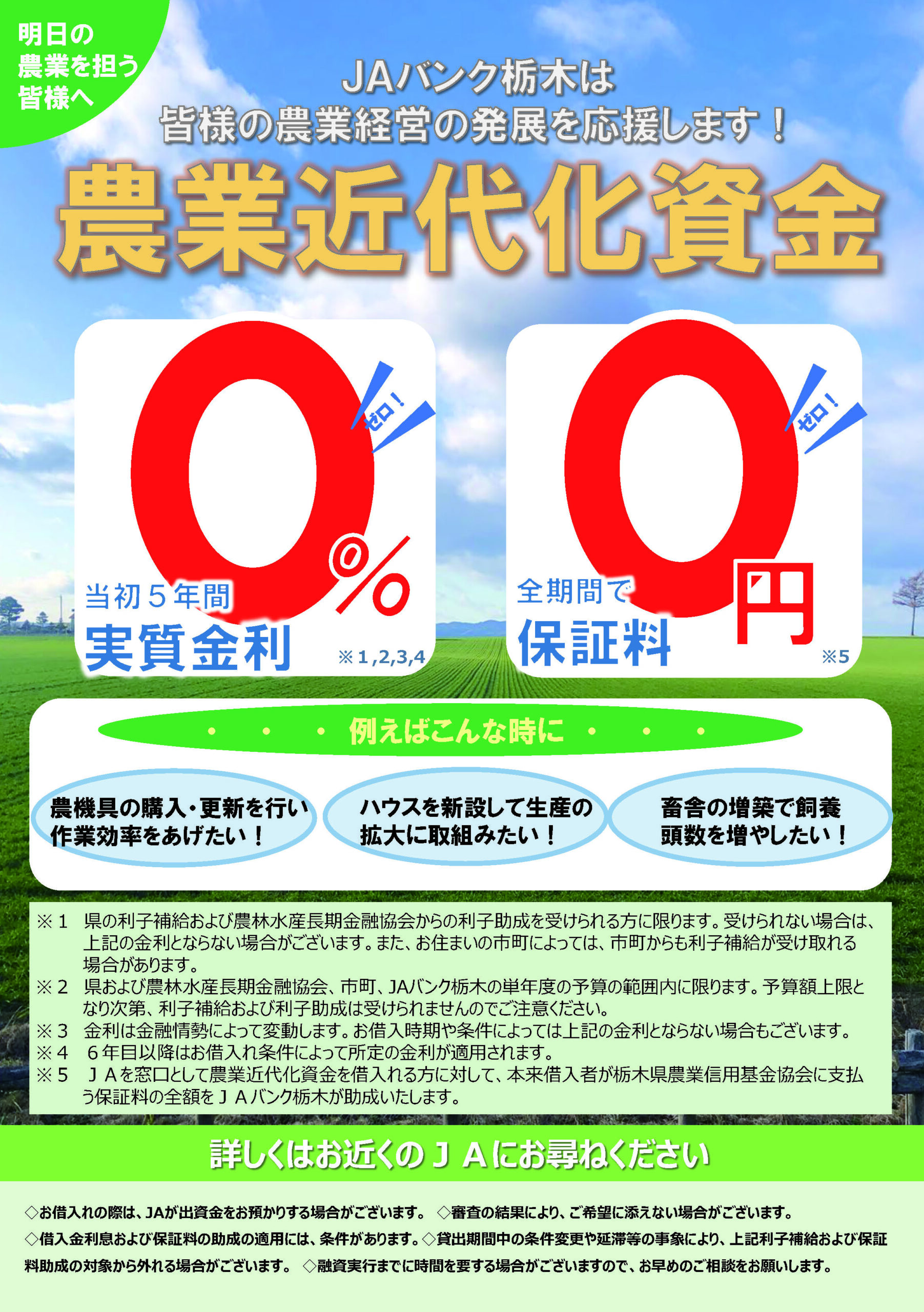 農業近代化資金