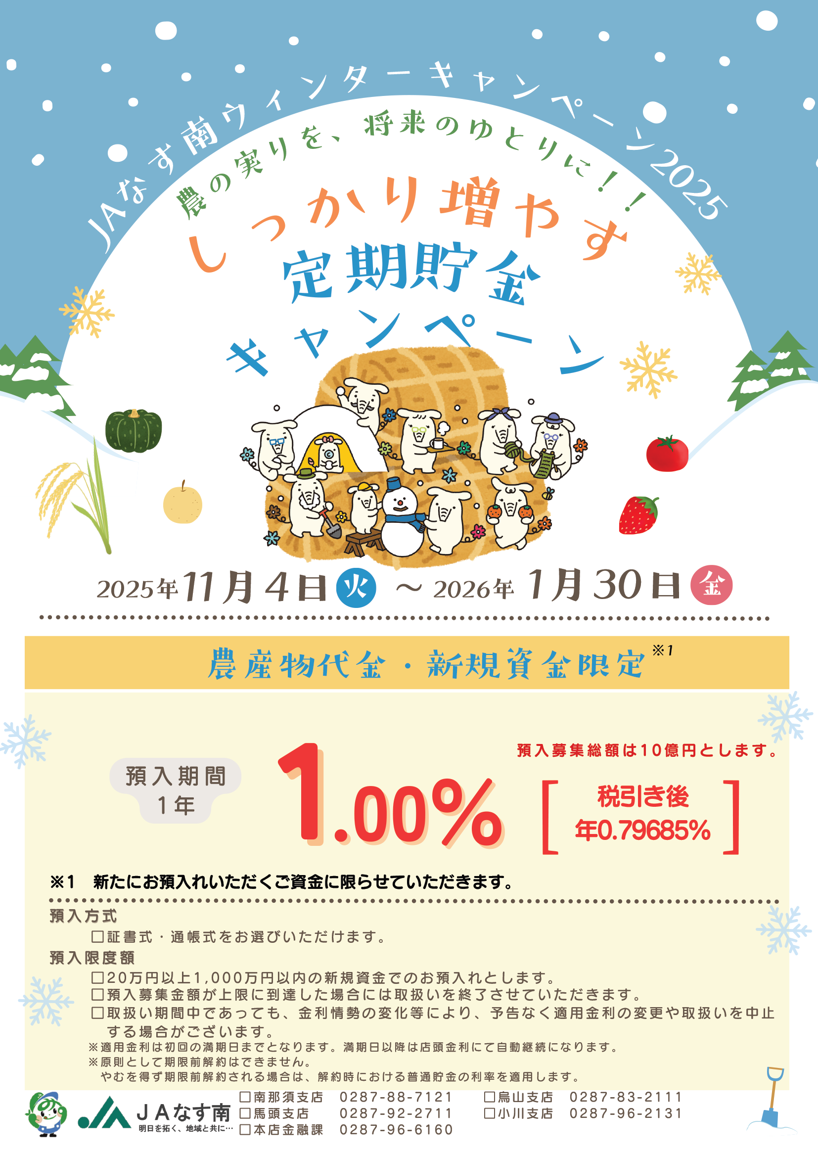 定期貯金キャンペーンPDF