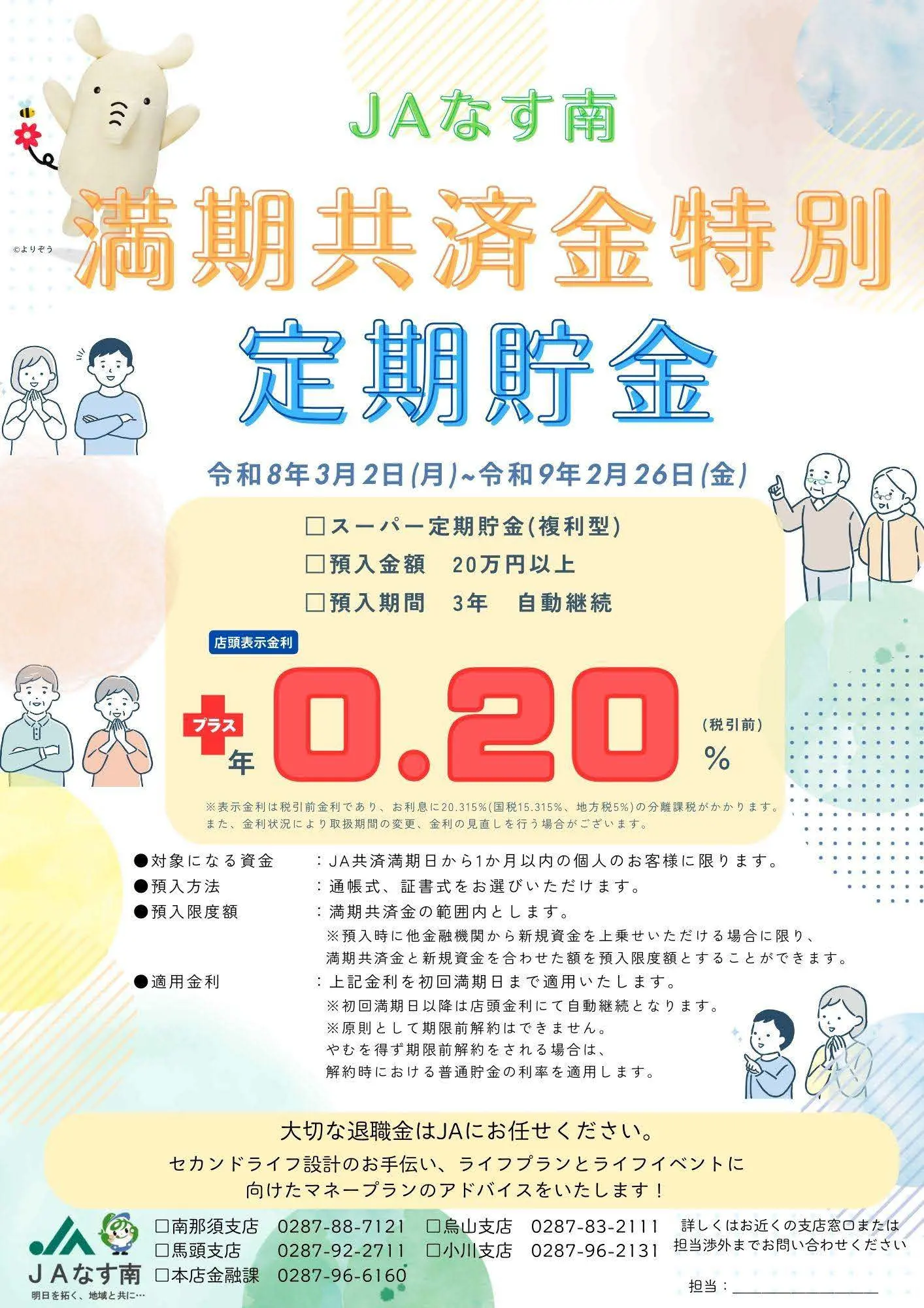 満期共済定期貯金